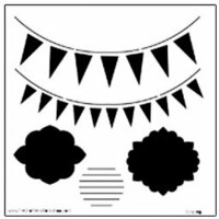 The Crafter's Workshop - 12 x 12 Doodling Templates - Circus Banners