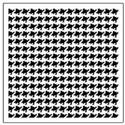 The Crafter's Workshop - 12 x 12 Doodling Templates - Houndstooth