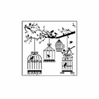 The Crafter's Workshop - 6 x 6 Doodling Templates - Mini Birds of a Feather