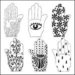 The Crafter's Workshop - 12 x 12 Doodling Templates - Henna Hands
