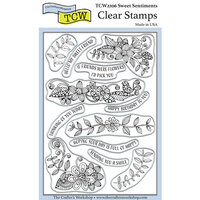 The Crafter's Workshop - Clear Photopolymer Stamps - Sweet Sentiments