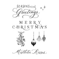 The Crafter's Workshop - Clear Photopolymer Stamps - Mistletoe Kisses
