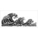 The Crafter's Workshop - Stencils - Slimline - Ocean Waves