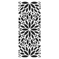 The Crafter's Workshop - Stencils - Slimline - Petal Display