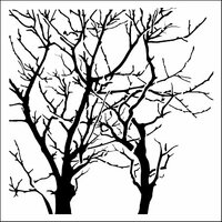 The Crafter's Workshop - 12 x 12 Doodling Templates - Branches Reversed