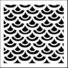 The Crafter's Workshop - 12 x 12 Doodling Templates - Fish Scales
