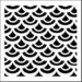 The Crafter's Workshop - 12 x 12 Doodling Templates - Fish Scales