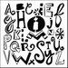 The Crafter's Workshop - 6 x 6 Doodling Templates - Mini Mixed-up Alphabet