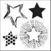 The Crafter's Workshop - 12 x 12 Doodling Templates - Layered Stars