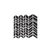 The Crafter's Workshop - 6 x 6 Doodling Templates - Mini Chunky Chevron