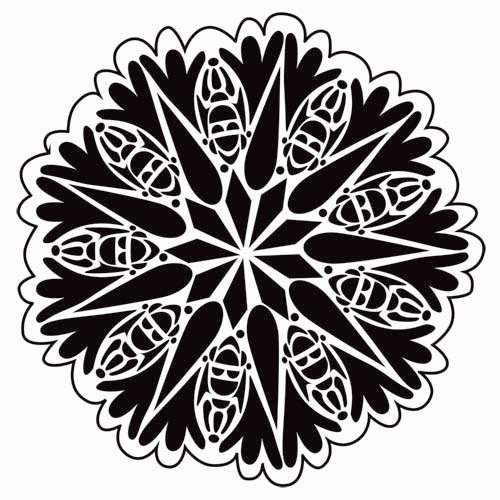 The Crafter's Workshop - 6 x 6 Doodling Templates - Mini Bug Doily