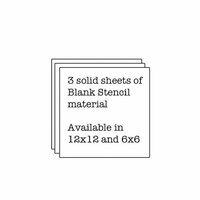 The Crafter's Workshop - 6 x 6 Doodling Templates - Mini 3 Solid Stencil Sheets