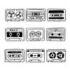 The Crafter's Workshop - 6 x 6 Doodling Template - Mini Mix Tape