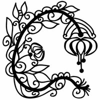 The Crafter's Workshop - 6 x 6 Doodling Template - Mini Graceful Flower