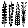 The Crafter's Workshop - 6 x 6 Doodling Template - Mini Four Ferns