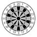 The Crafter's Workshop - 6 x 6 Doodling Template - Mini Dartboard