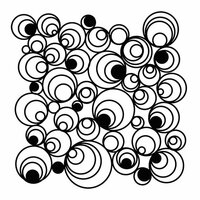 The Crafter's Workshop - 12 x 12 Doodling Template - Mod Spirals