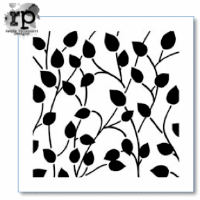 The Crafter's Workshop - 12 x 12 Doodling Template - Climbing Vine Reversed