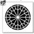 The Crafter&#039;s Workshop - 6 x 6 Doodling Template - Rose Window