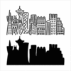 The Crafter's Workshop - 12 x 12 Doodling Template - Skyline
