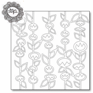 The Crafter's Workshop - 12 x 12 Doodling Template - Stick Flowers