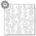 The Crafter's Workshop - 6 x 6 Doodling Template - Stick Flowers