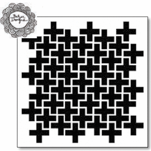 The Crafter's Workshop - 12 x 12 Doodling Template - Crossed