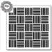 The Crafter's Workshop - 12 x 12 Doodling Template - Mod Checkerboard