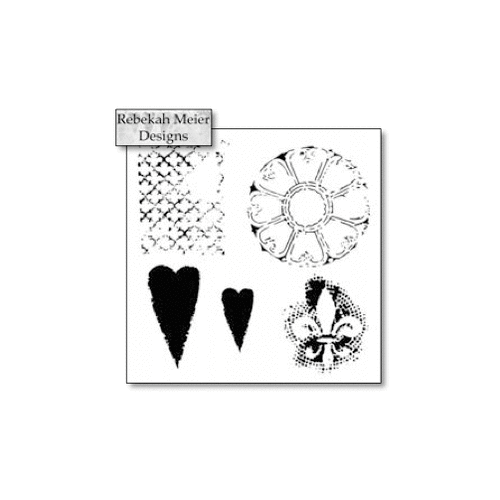 The Crafter's Workshop - 6 x 6 Doodling Template - Gothic Romance