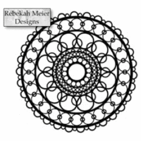 The Crafter's Workshop - 12 x 12 Doodling Template - Ring Doily