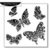 The Crafter&#039;s Workshop - 6 x 6 Doodling Template - Solid Butterflies