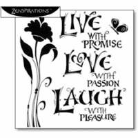 The Crafter's Workshop - 12 x 12 Doodling Template - Live Love Laugh