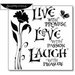 The Crafter's Workshop - 6 x 6 Doodling Template - Live Love Laugh