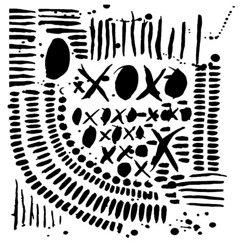 The Crafter's Workshop - 6 x 6 Doodling Template - XOXO