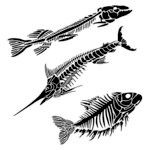 The Crafter's Workshop - 6 x 6 Stencils - Fish Fossils