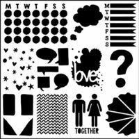 The Crafter's Workshop - 12 x 12 Doodling Templates - Life Tidbits