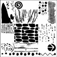The Crafter's Workshop - 12 x 12 Doodling Templates - Pebble Art