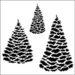 The Crafter's Workshop - 6 x 6 Doodling Templates - Mini Evergreens
