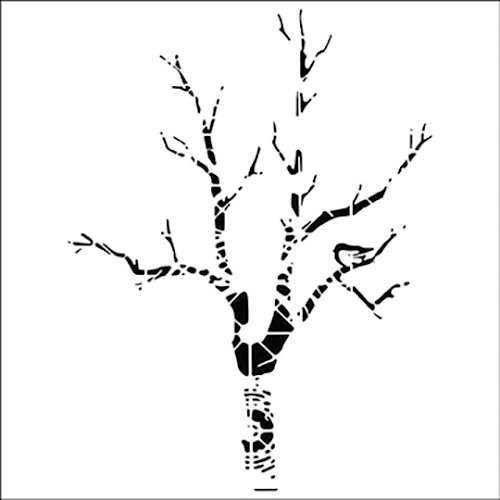 The Crafter's Workshop - 12 x 12 Doodling Templates - Shadow Tree