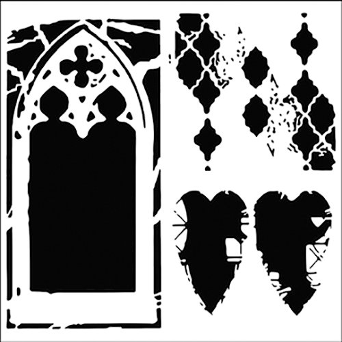 The Crafter's Workshop - 6 x 6 Doodling Templates - Mini Cathedral of Love