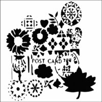 The Crafter's Workshop - 6 x 6 Doodling Templates - Mini Postcard