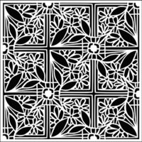 The Crafter's Workshop - 12 x 12 Doodling Templates - Tiled Flower