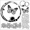 The Crafter's Workshop - 12 x 12 Doodling Templates - Butterfly Collage
