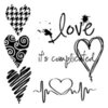 The Crafter's Workshop - 6 x 6 Stencils - Mini Complicated Hearts