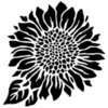The Crafters Workshop - 12 x 12 Doodling Templates - Joyful Sunflower