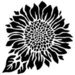 The Crafter's Workshop - 6 x 6 Stencils - Mini Joyful Sunflower