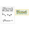 The Crafter's Workshop - 3 in 1 Layering Stencils - 8.5 x 11 Sheet - Slimline - Pinecone Branch