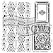 The Crafters Workshop - 12 x 12 Doodling Templates - Cards and Lace