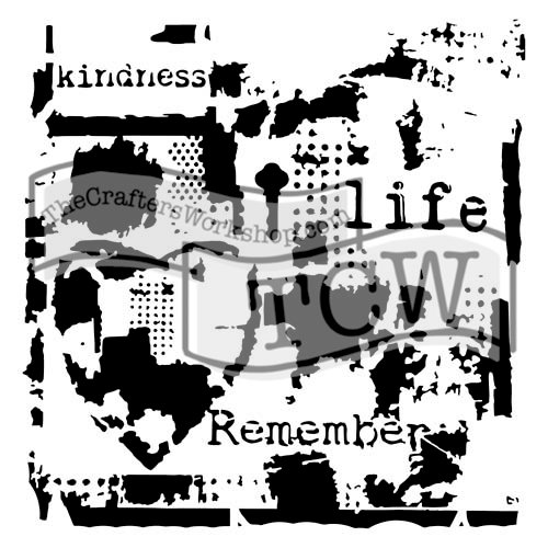 The Crafters Workshop - 12 x 12 Doodling Templates - Life Remembered