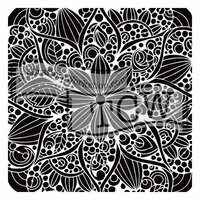 The Crafters Workshop - 12 x 12 Doodling Templates - Doodle Bloom